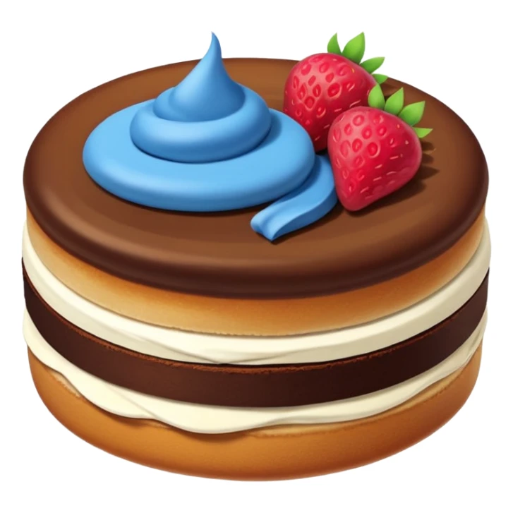 Yuvarlak mavi tek ama ınstagram'daki gibi öyle orijinal kek sticker