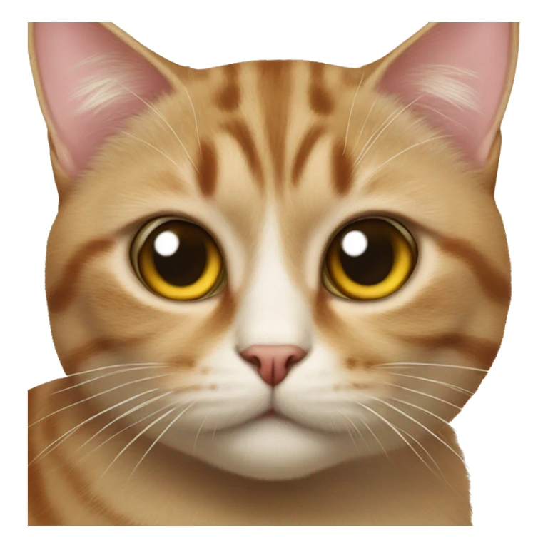 Cat with the letter R in each eye sticker