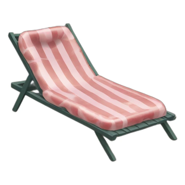 Taureaux dormant sur une plage paradisiaques en revant de jambon  sticker