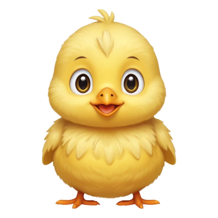 جوجه شیطون

Playful mischievous baby chick Lex, cheeky smile, bright eyes, round fluffy body, emoji style sticker