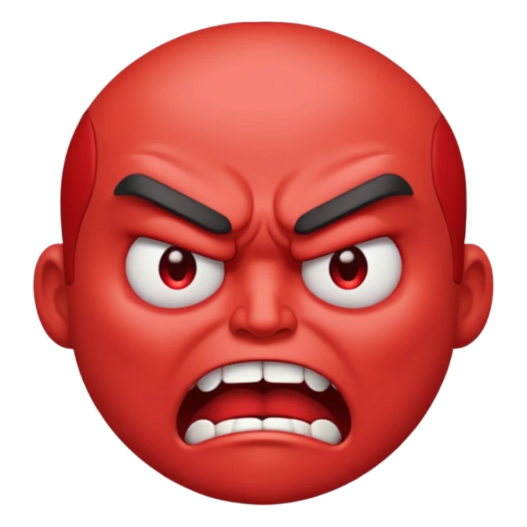 angry expression emoji sticker