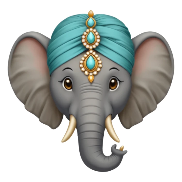 un éléphant indien du maharadja sticker