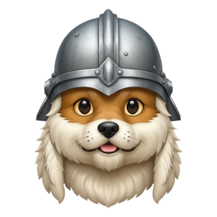 Viking dog sticker