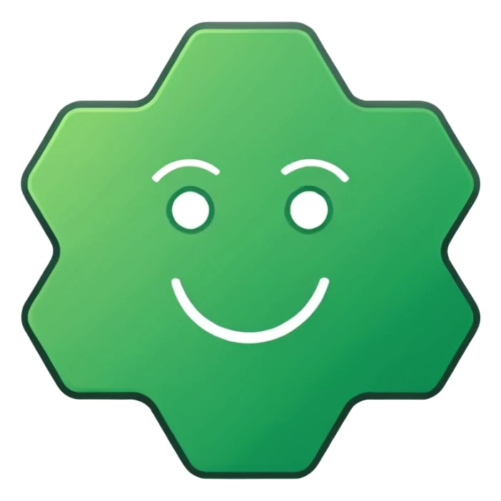 Generate a simple vector art on pictographic logo for our app icon, which should be kind of like Instagram's. It should be purely in a plain colour, one single green where the hex colour is #009869.  sticker