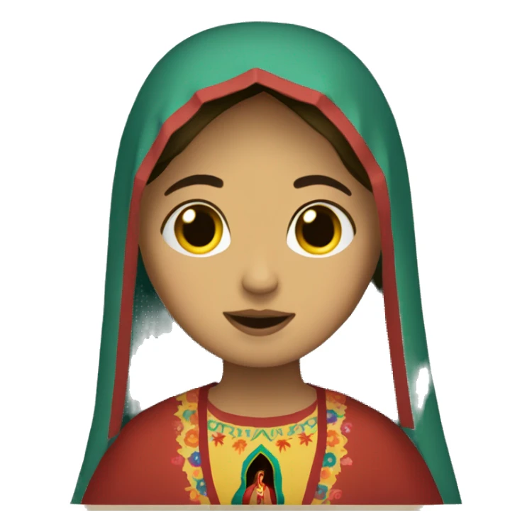 La virgencita de Guadalupe  sticker