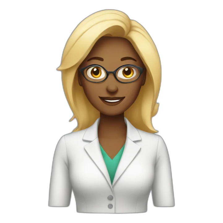 woman business owner sticker