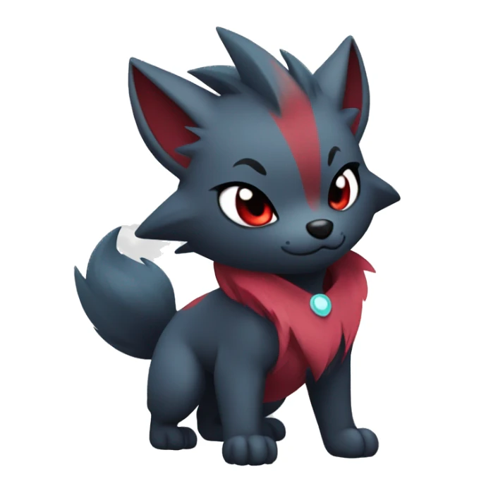 Chibi Zorua-Zoroark sticker