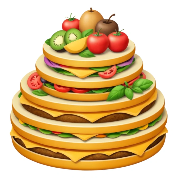 emoji for food service sticker