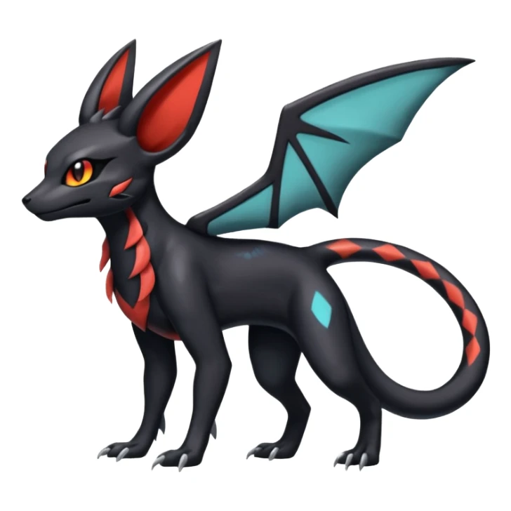 Umbreon-Salandit-Nargacuga-Noivern-fusion (Full body) sticker
