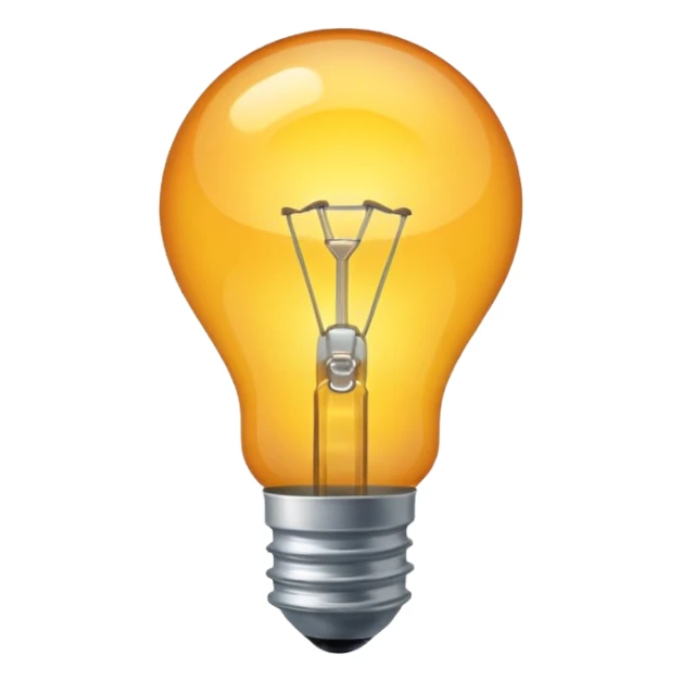 a lightbulb so bright you can't see the inside of it sticker