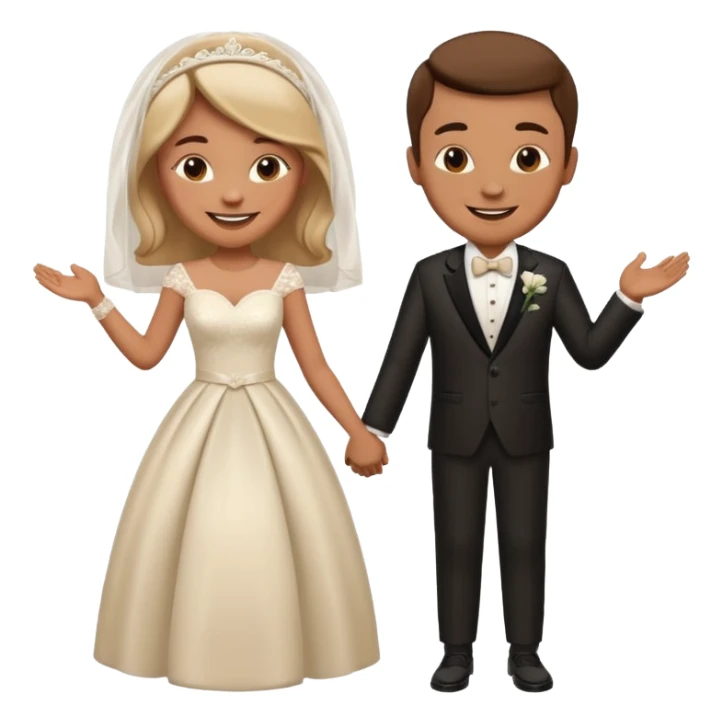 a man and woman its their marriage  sticker