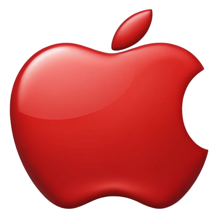 Apple logo sticker