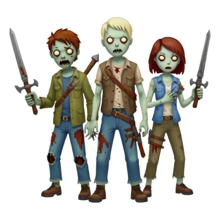 Call of duty Zombies con armas  sticker