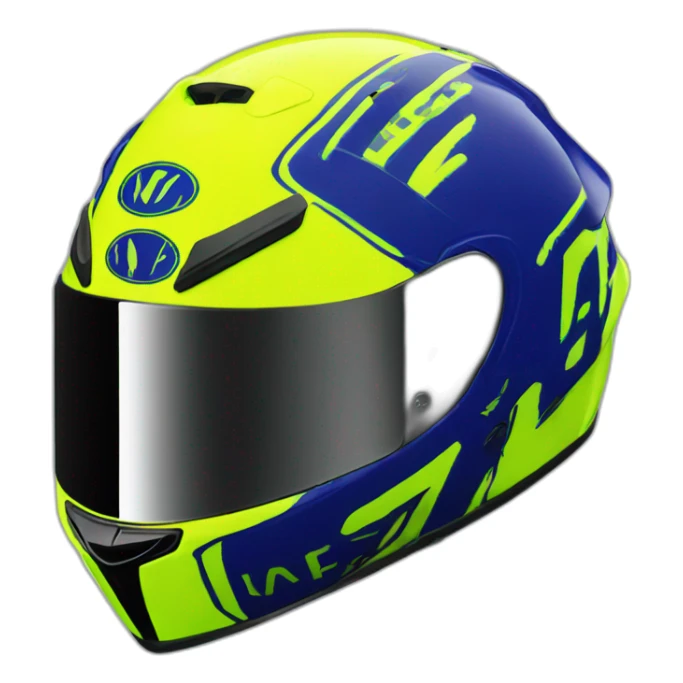 Valentino Rossi helmet 2021 sticker