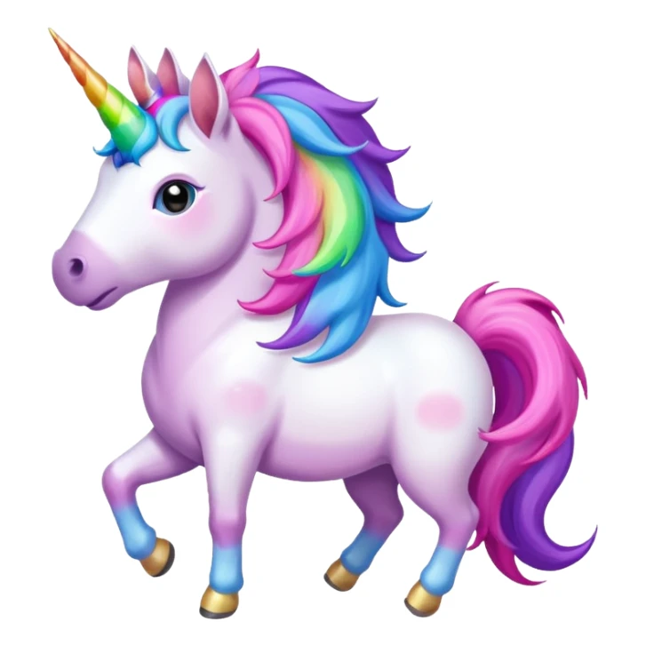 unicorn farting a rainbow sticker