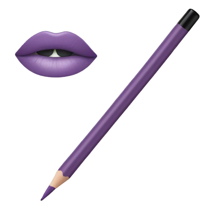 Light purple eyeliner pencil  sticker