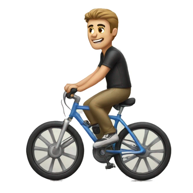Australian male on the bike sticker