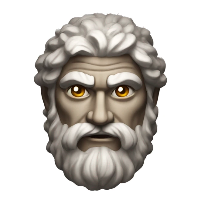 A greek god titan sticker