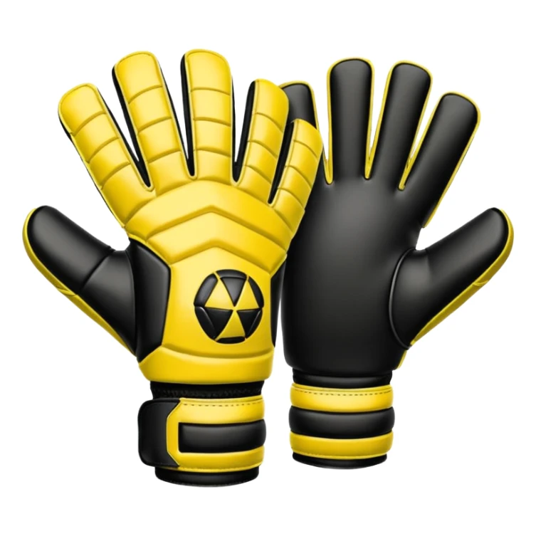 Football goalkeeper gloves sticker