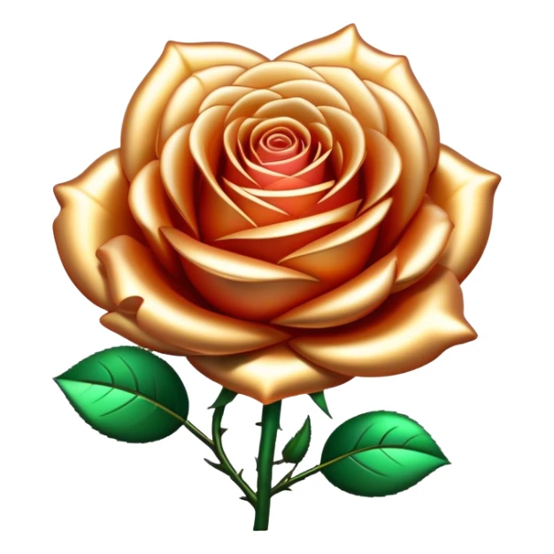 rose that grows with technology instead of nature sticker