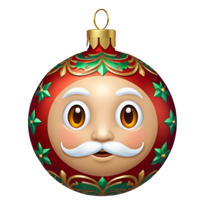 Christmas Baubles personified sticker