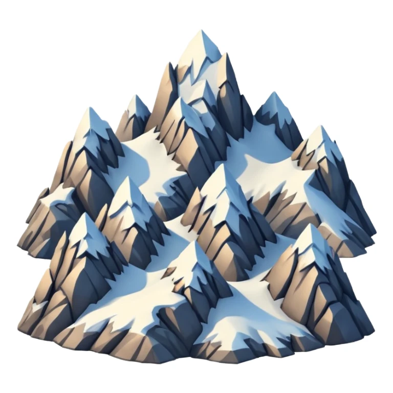 Siete montañas sticker