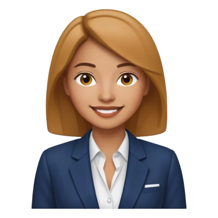 business woman sticker