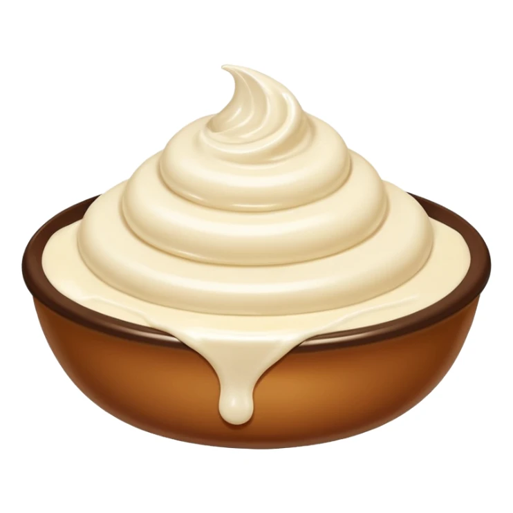 A smooth and creamy texture, soft and thick, glossy and rich, realistic, high detail, simple composition, isolated on white background, centered composition
 sticker