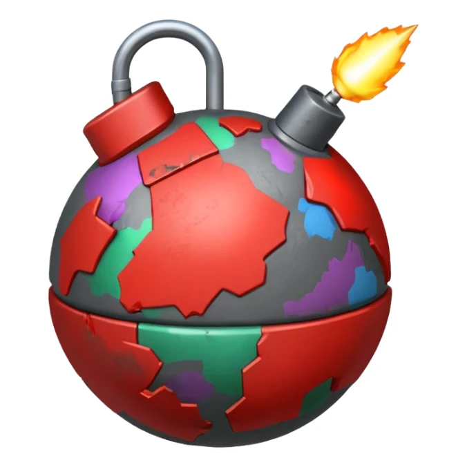 Crie um emoji de uma bomba c4  sticker