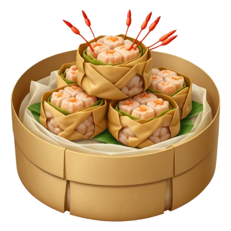 one cube siu-mai, dont give me multiple. just one sticker