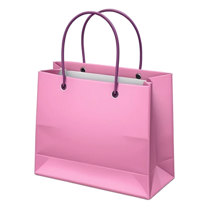 shopping pink bags sticker
