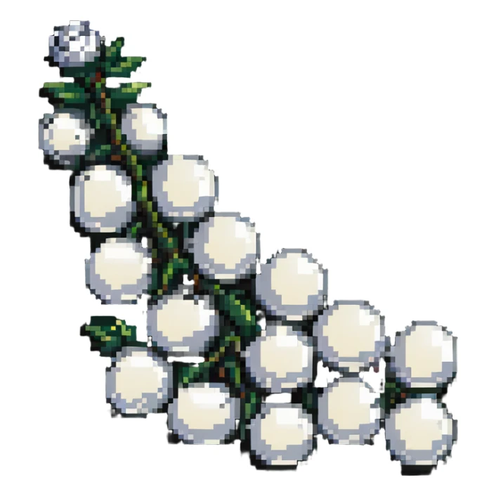 a cluster of pearls sticker