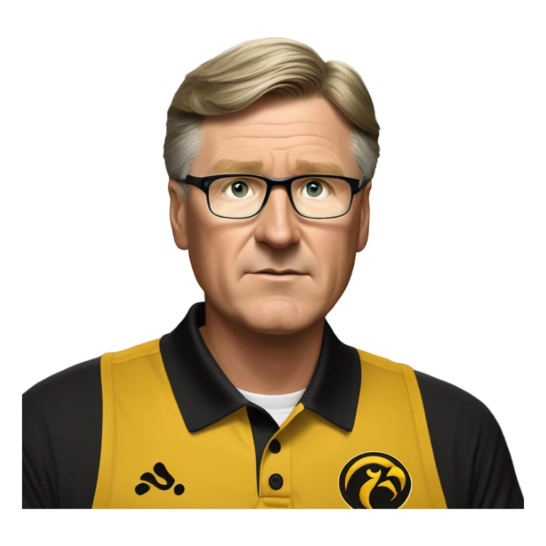 Fran McCaffery Iowa Basketball sticker