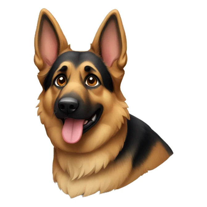 German shepherd dog  sticker