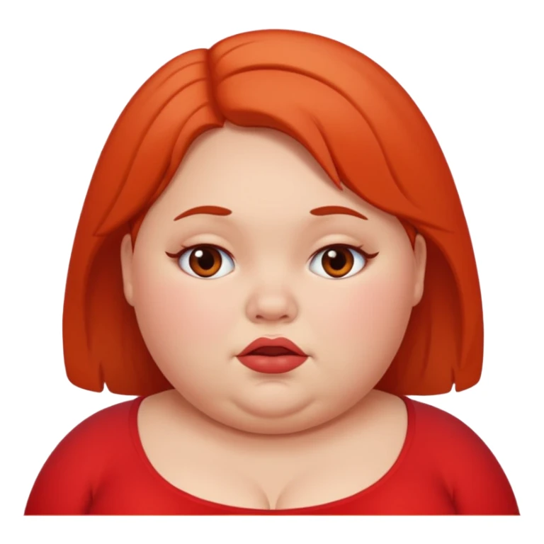 Fat girl farting sticker
