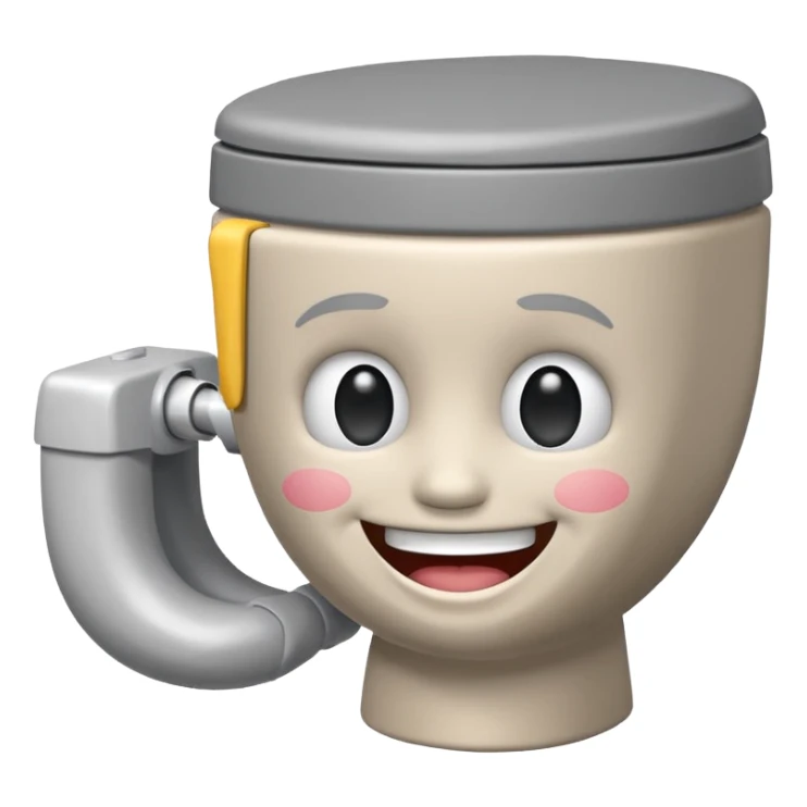 skibidi toilet character sticker