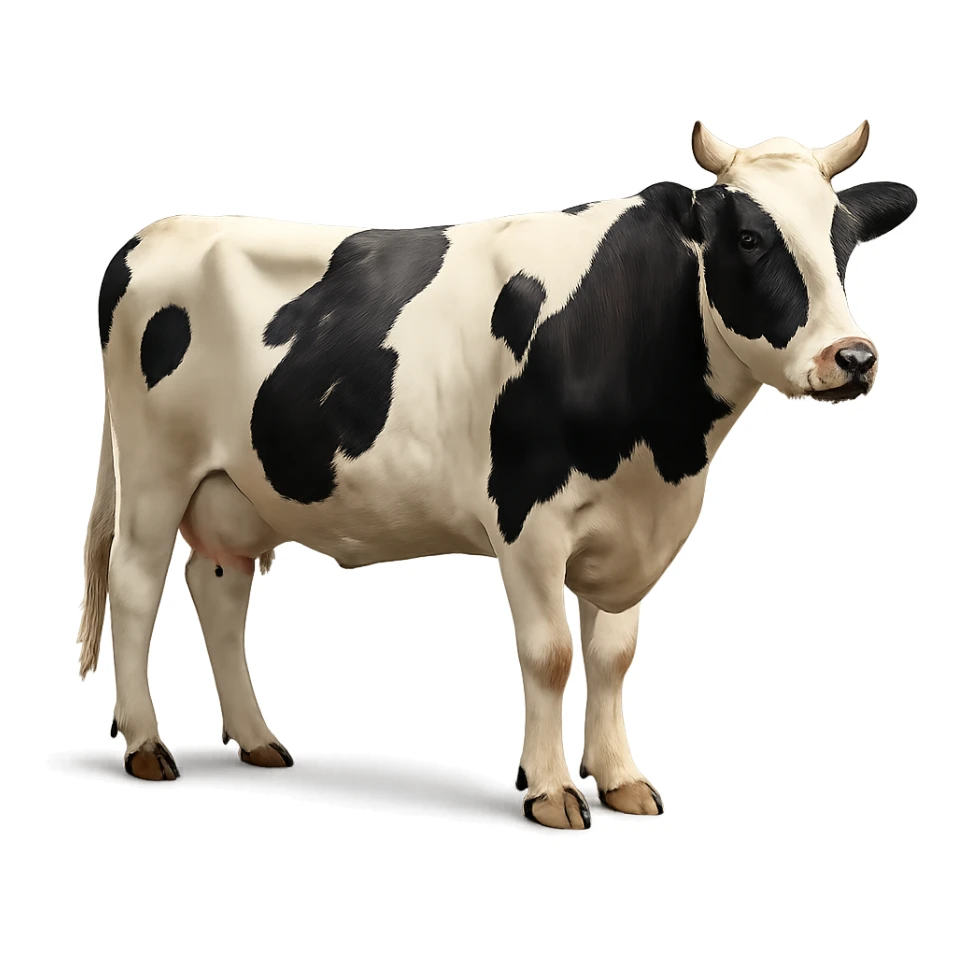 Cow sticker