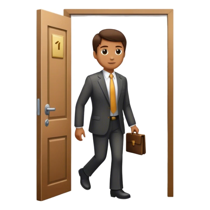 The lawyer who walked into the light door sticker