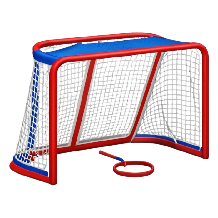 ice hockey goal field (#00A3E0) and red (#F9423A) sticker