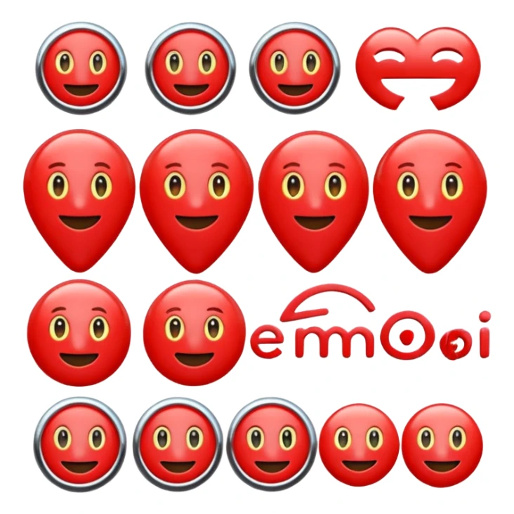 make me an emoji that looks like the E from etsy no background high def sticker