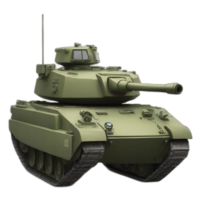 Un chat sur un tank sticker