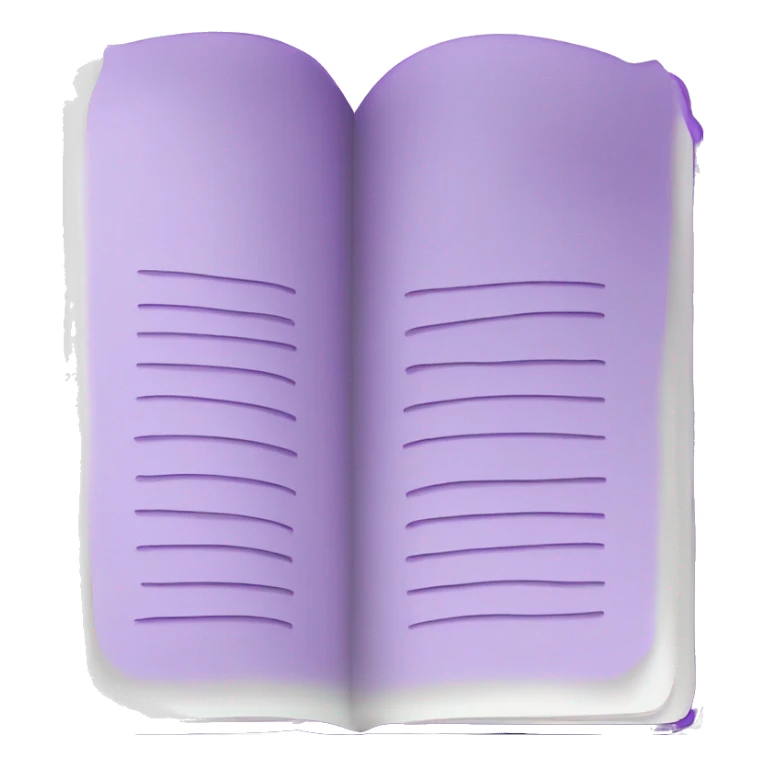 iOs closed book emoji in purple (make it wider with a black spine) sticker