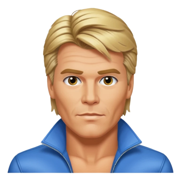 Dieter Bohlen, 80er Jahre, vokuhila sticker