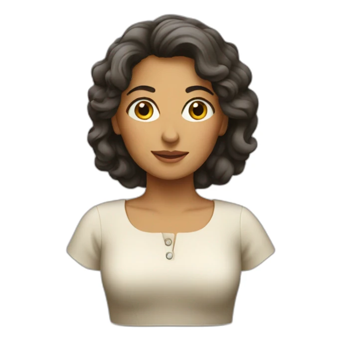 italian woman sticker