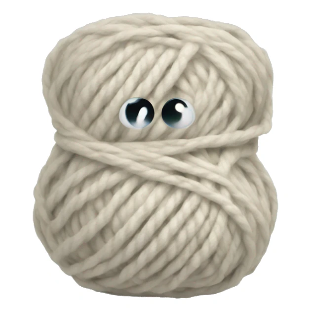 Soft yarn sticker