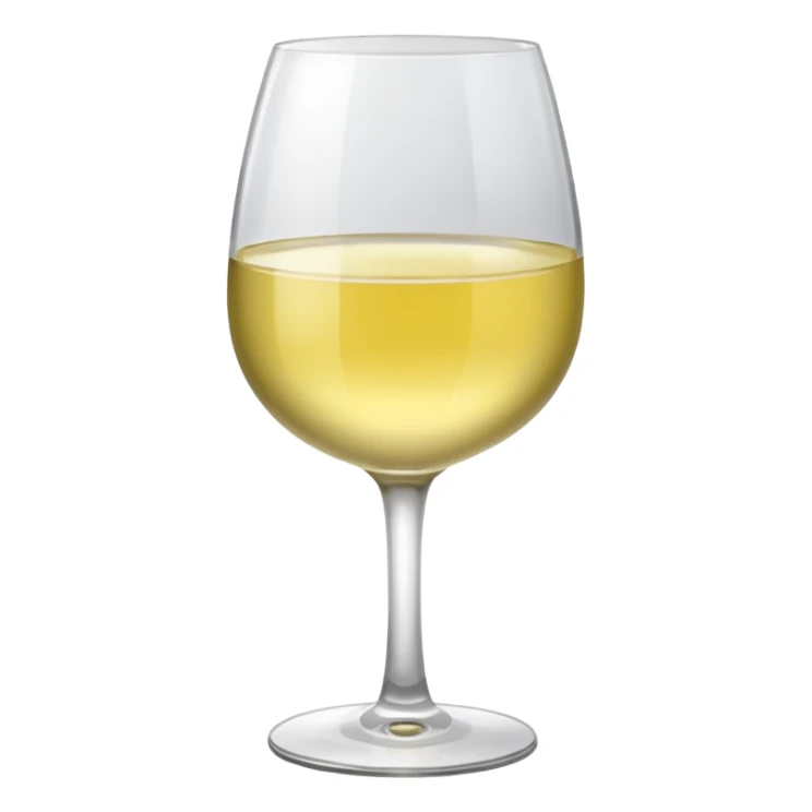 glass of white wine  sticker
