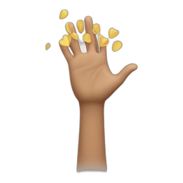 un homme avec les mains en l'air sticker