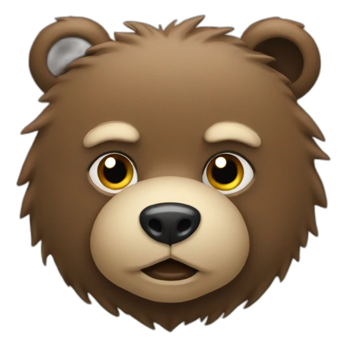 bear punk sticker