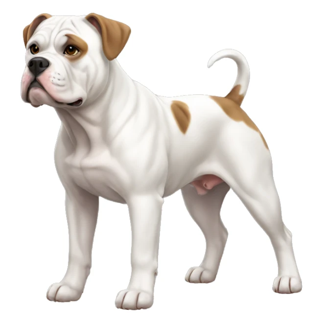 American Bulldog Dog Breed Full Body sticker