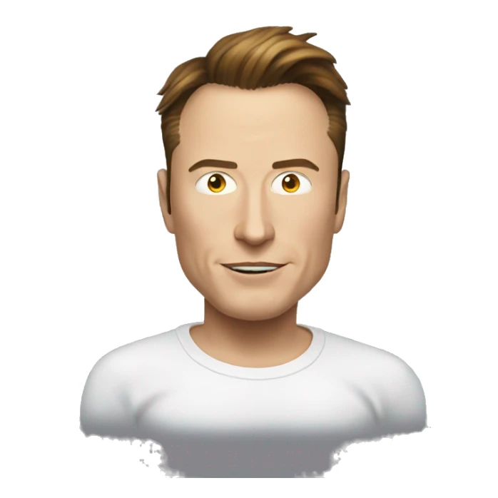 Elon Musk Bleach sticker